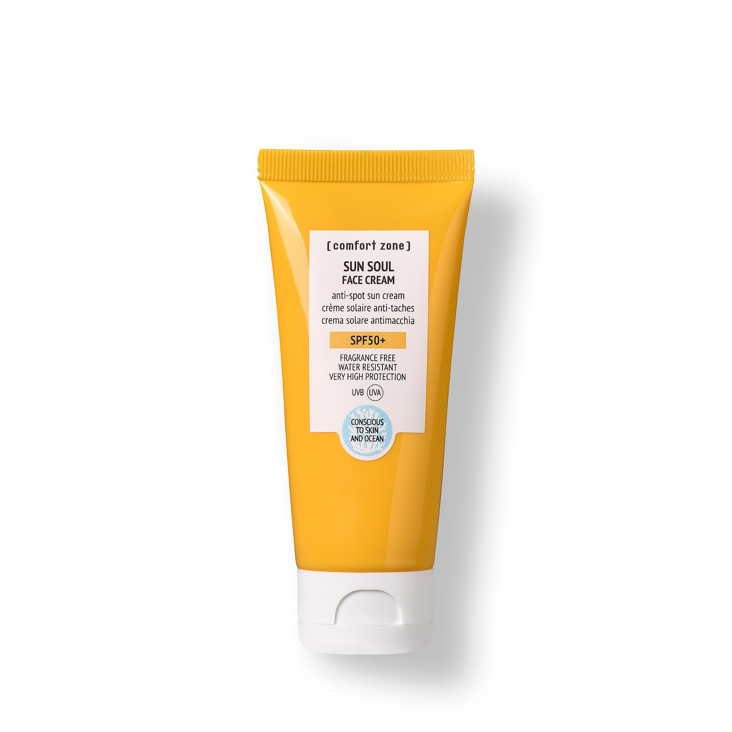 COMFORT ZONE SUN SOUL priešraukšlinis kremas nuo saulės veidui SPF50+, 60ml