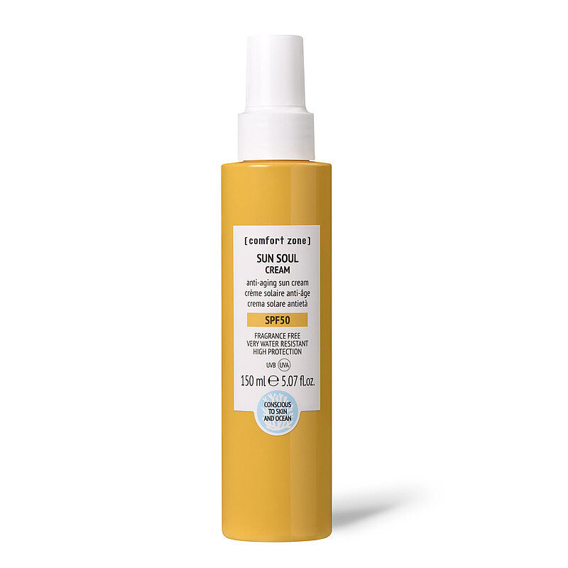 COMFORT ZONE SUN SOUL priešraukšlinis kremas nuo saulės kūnui SPF50, 150 ML