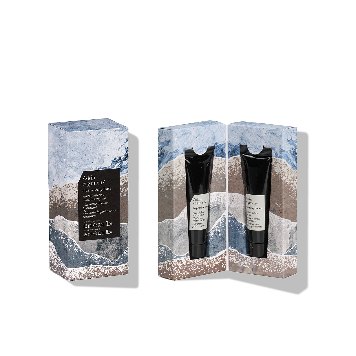 SKIN REGIMEN CLEANSE&HYDRATE kelioninis rinkinys