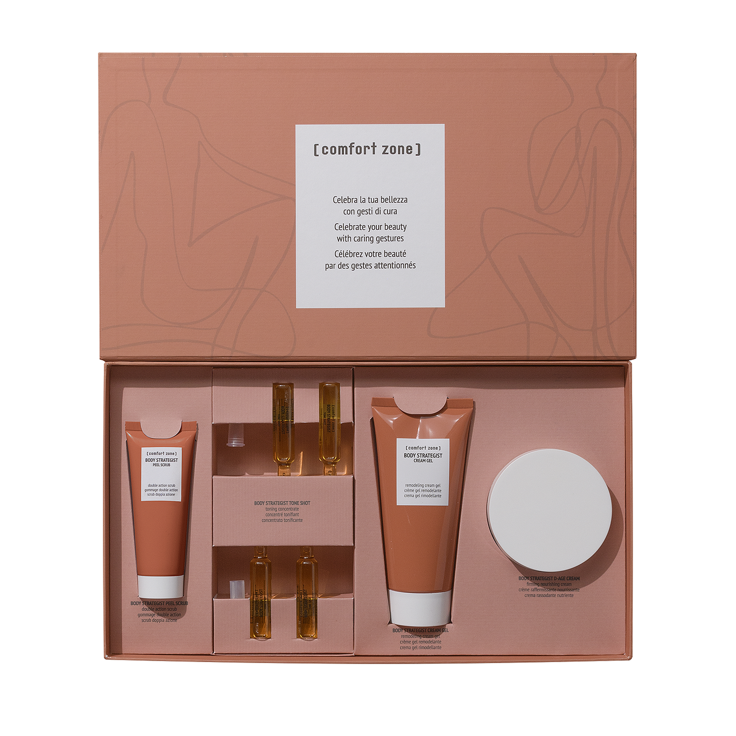 COMFORT ZONE rinkinys BODY STRATEGIST 28-DAY TONE KIT