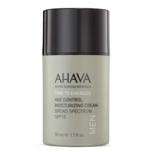 AHAVA TIME TO ENERGIZE AGE CONTROL MEN drėkinamasis veido kremas vyrams SPF15, 50ml