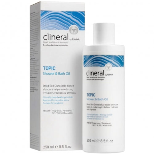 AHAVA CLINERAL TOPIC dušo ir vonios aliejus, 250 ML