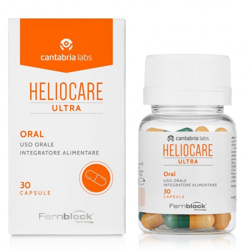 HELIOCARE ULTRA maisto papildai, 30 kapsulių, apsauga nuo saulės
