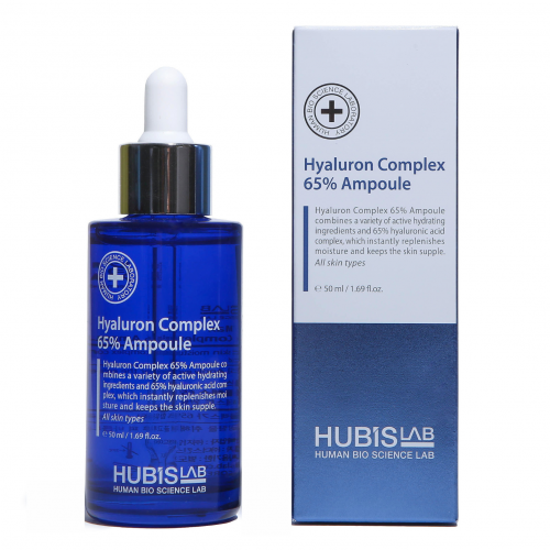 HUBISLAB ampulė su hialurono rūgštimi 50 ml intensyviam odos drėkinimui
