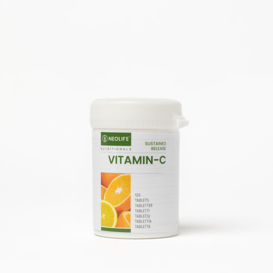 Neolife Sustained Release Vitamin C tabletės, 120 vnt., odos spindesiui
