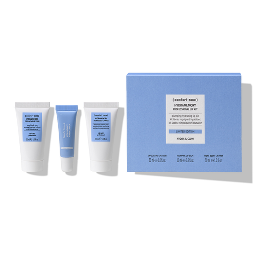 COMFORT ZONE HYDRAMEMORY lūpų priežiūros rinkinys, 30+30+10 ml