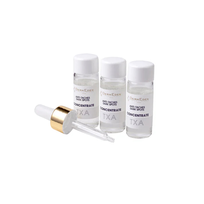 DERMEDEN TXA 3% ANTI-DARK SPOTS koncentratas mažinti randelius ir pigmentaciją,