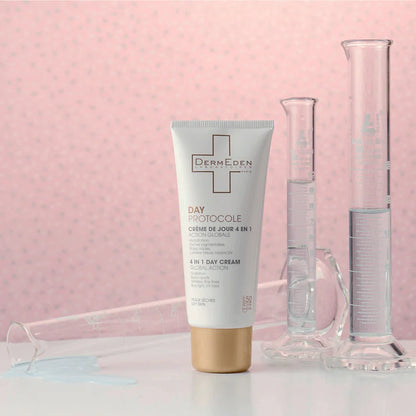 DERMEDEN SPF 50 kremas sausai jautriai veido odai, pakuotė