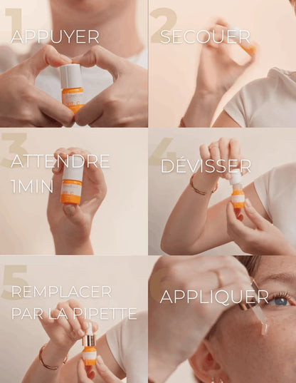 DERMEDEN C - POWDER FLASH vitamino C serumas, 2 x 2,3 ml
