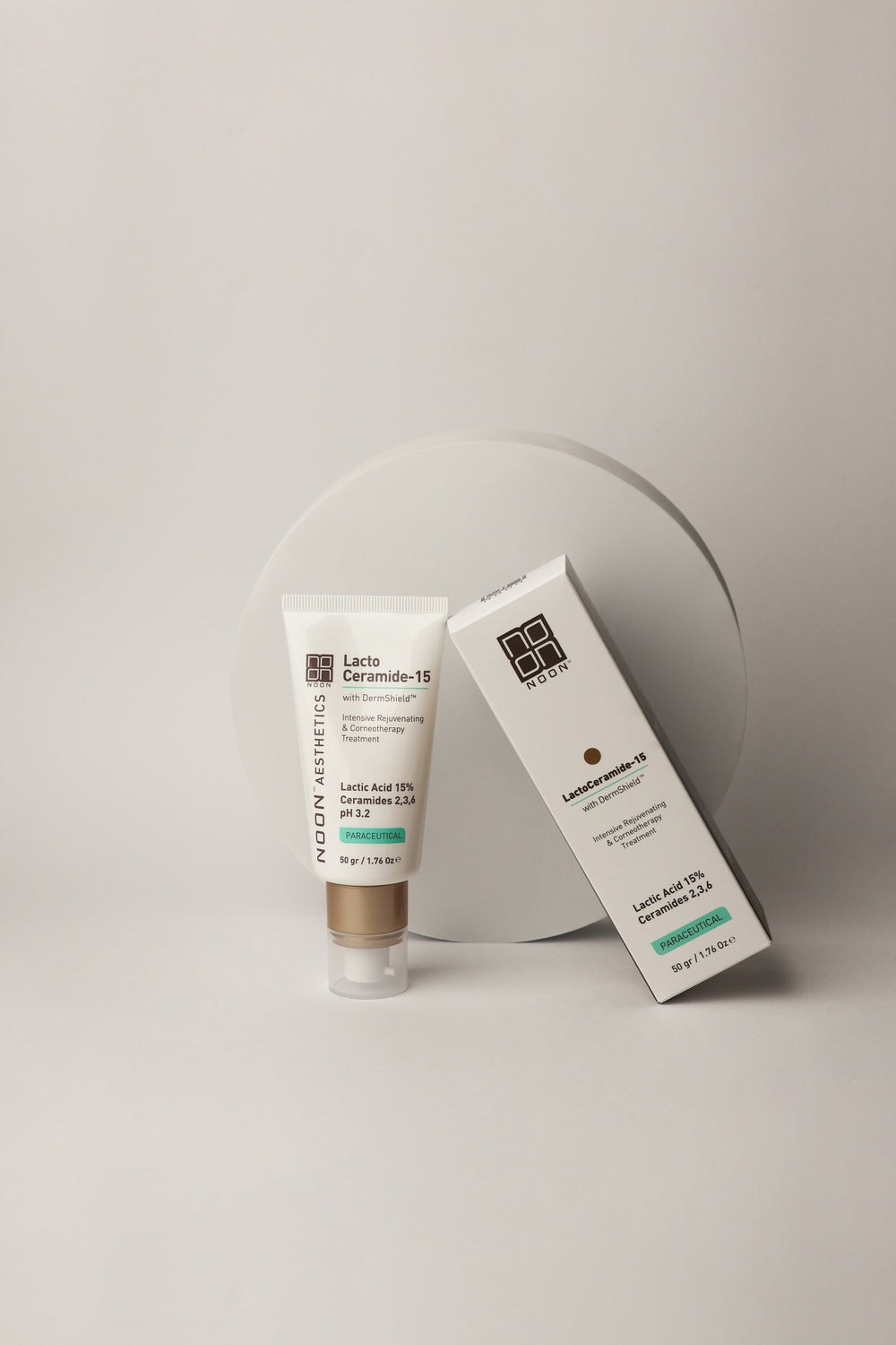 NOON Aesthetics LactoCeramide 15 veido kremas drėkinantis ir stangrinantis, 50 ml