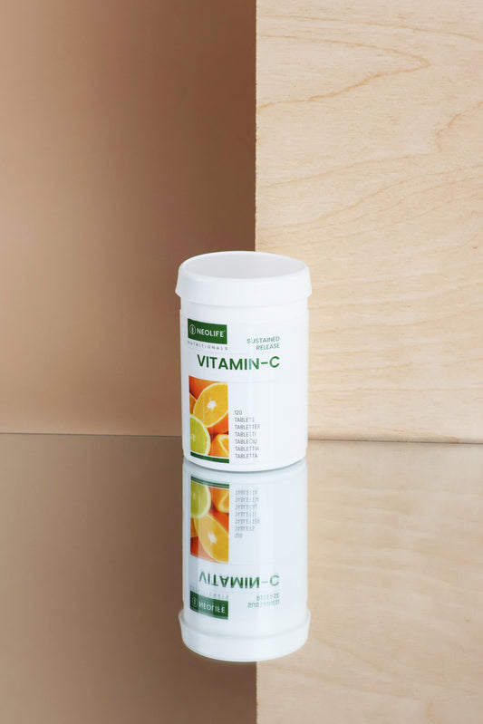 Neolife Sustained Release Vitamin C tabletės, 120 vnt., odos spindesiui