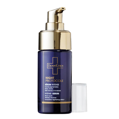 DERMEDEN INTENSE naktinis veido serumas, 30 ml, drėkinantis ir stangrinantis