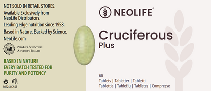 Cruciferous Plus maisto papildas hormonų pusiausvyrai