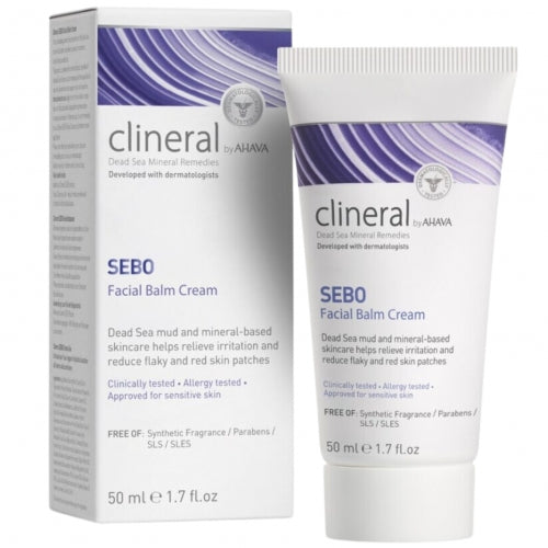 AHAVA CLINERAL SEBO veido kremas 50 ml seborėjai ir jautriai odai