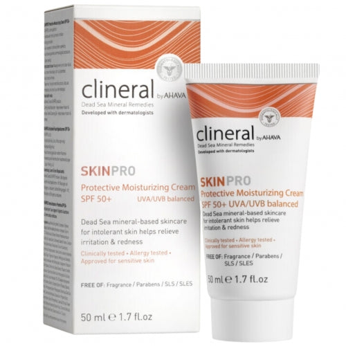AHAVA CLINERAL SKINPRO kremas SPF 50 50 ml jautriai odai