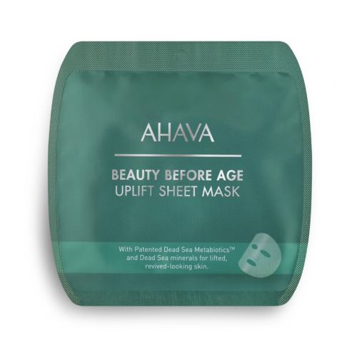 AHAVA stangrinamoji lakštinė veido kaukė su hialuronu
