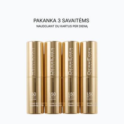 DERMEDEN TOUCH UP MIST SPF50 apsauginė UV dulksna, 8 ml