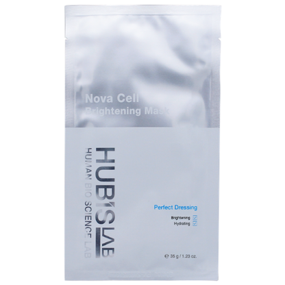 HUBISLAB E+ šviesinanti lakštinė veido kaukė