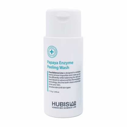 HUBISLAB PURE BALANCE veido šveitiklis su papajos fermentais 70 g