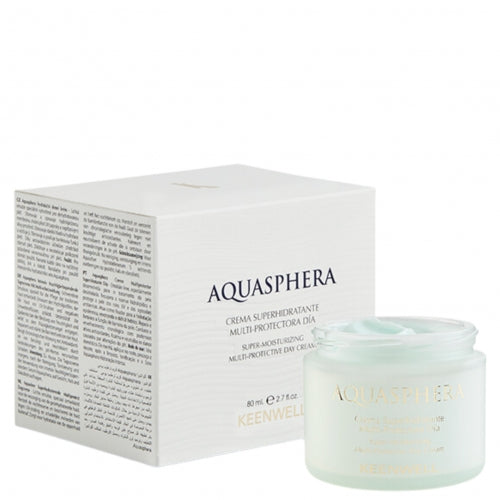 KEENWELL AQUASPHERA drėkinamasis dieninis kremas sausai odai 80 ml, pakuotė